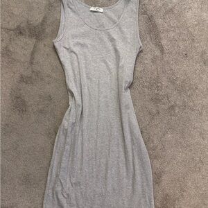 Gray Sleeveless Dress